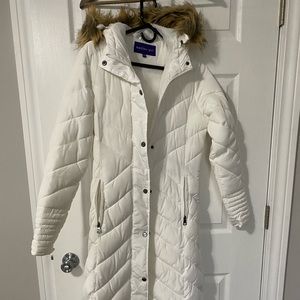 Long mid calf length winter coat